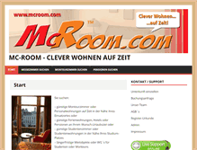 Tablet Screenshot of mc-room.com